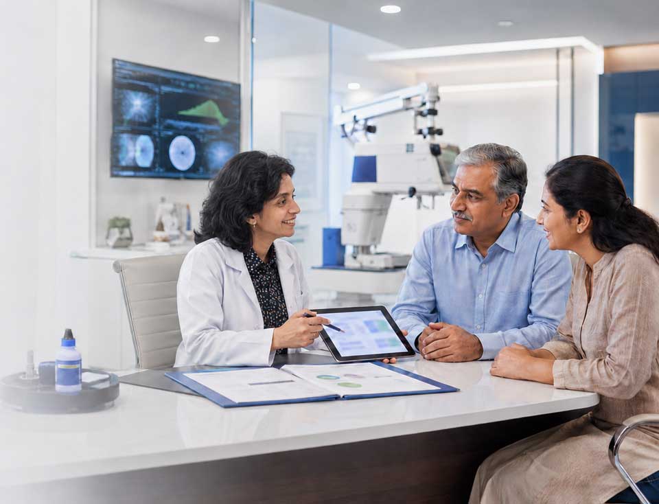 Glaucoma treatment planning and eye pressure control