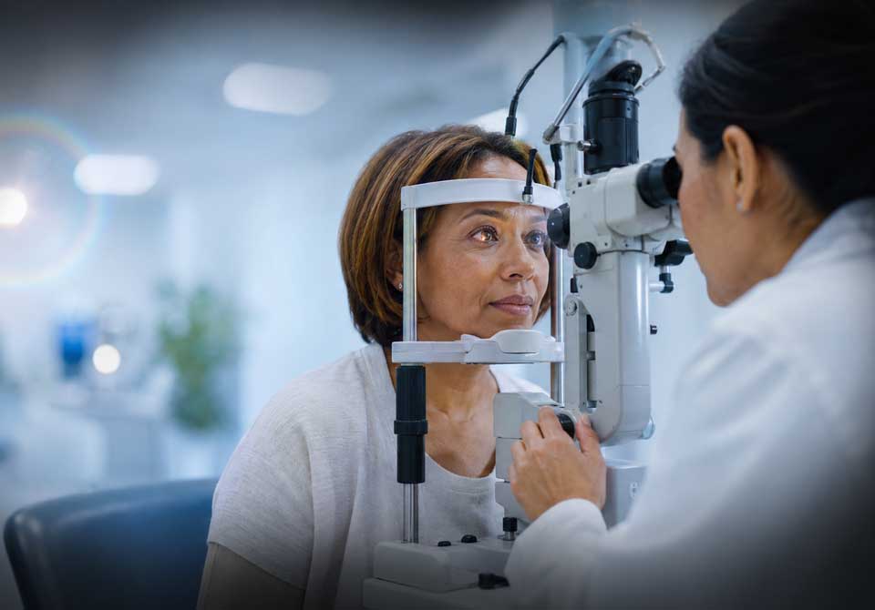 Glaucoma-related changes inside the eye