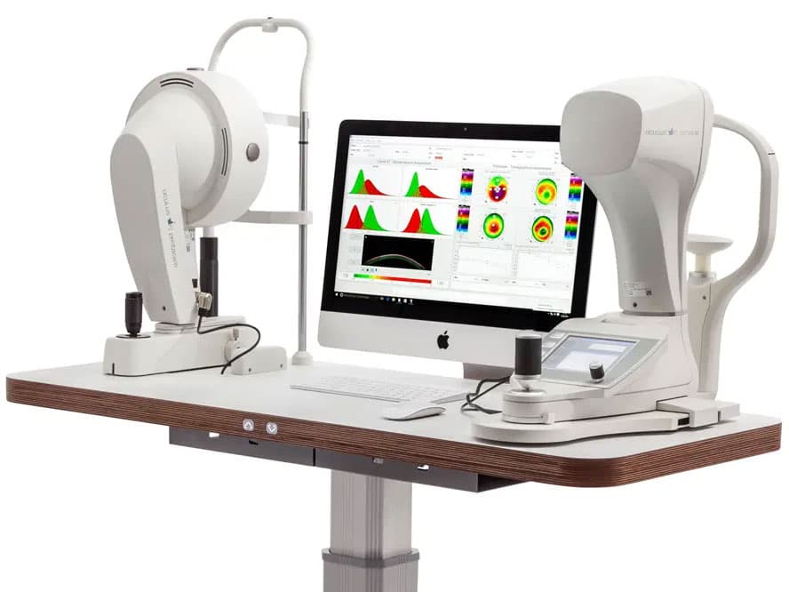 Corvis ST integrated with Pentacam HR III equipment