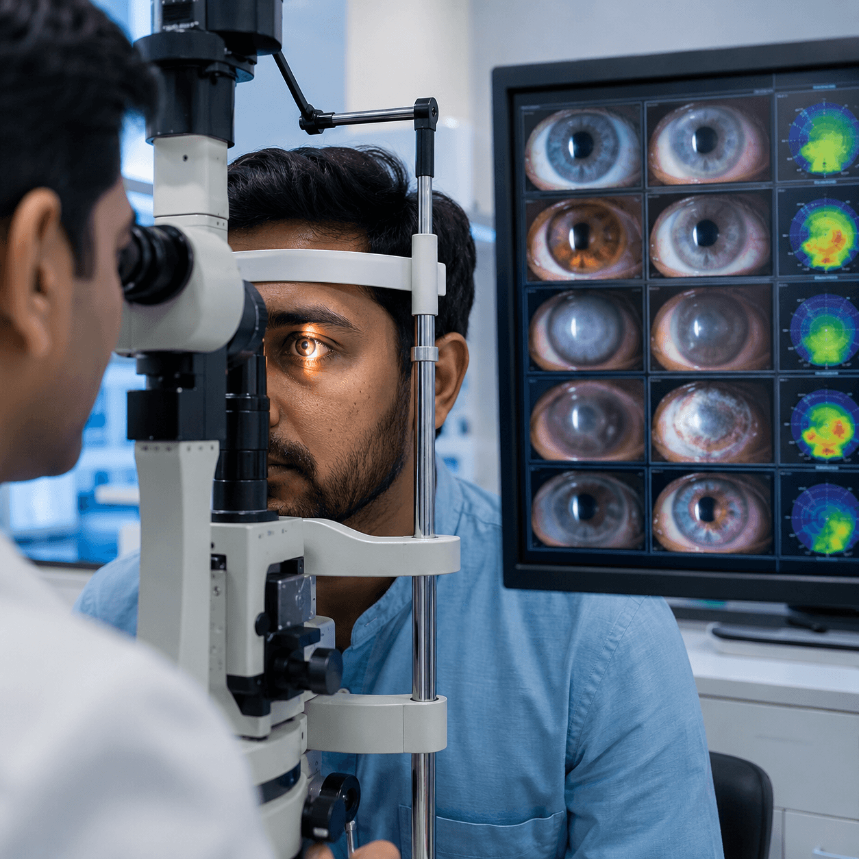 Cornea evaluation for common corneal conditions
