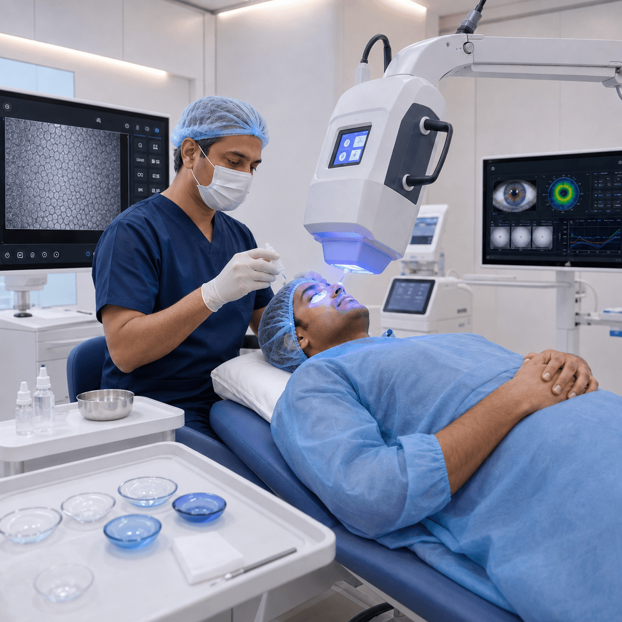 Non-surgical and minimally invasive cornea care