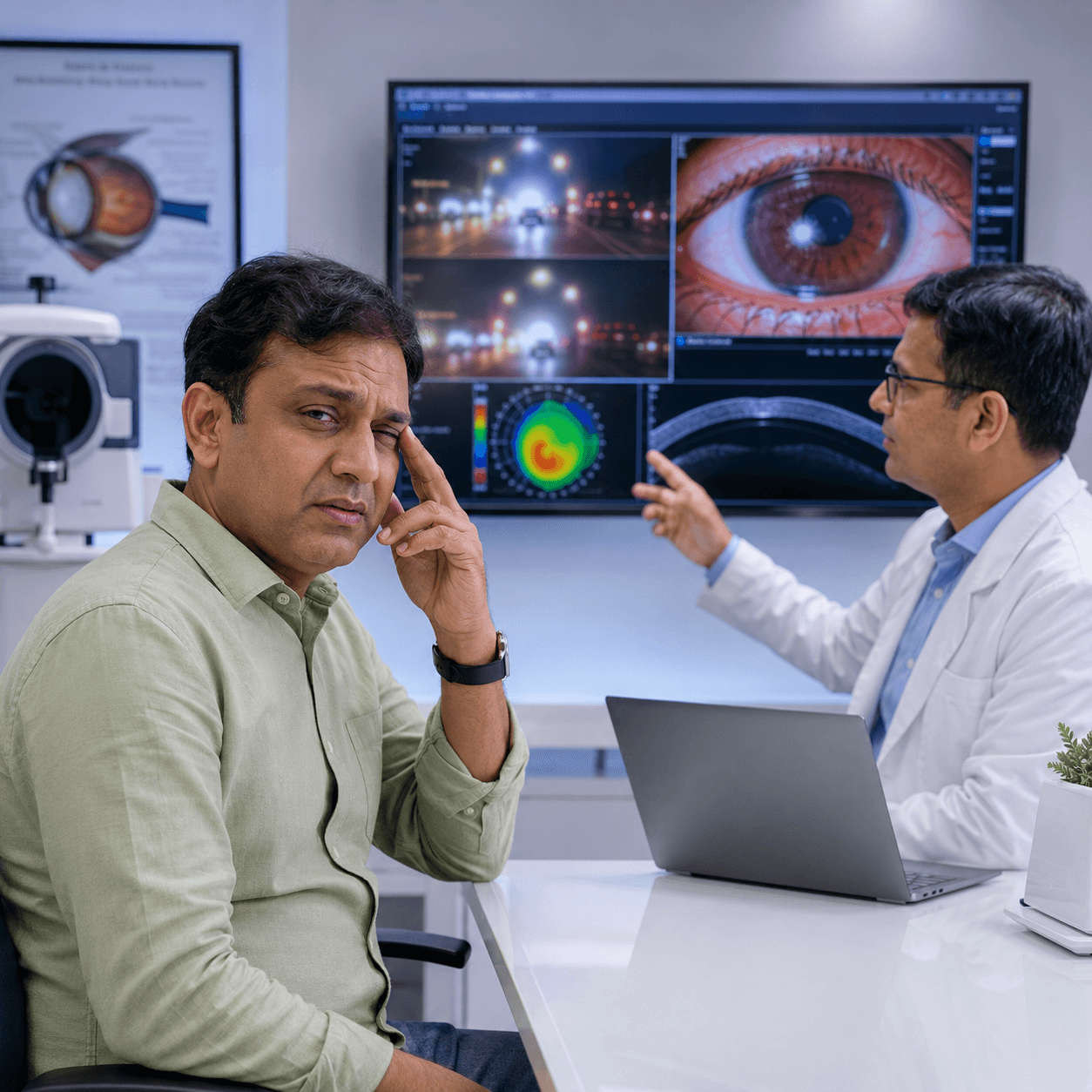 Warning signs of corneal disease