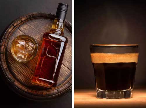 Image illustrating the effects of alcohol consumption on eye health and vision