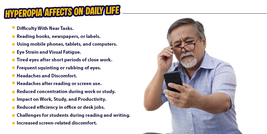 How Hyperopia affects Your Daily Life?