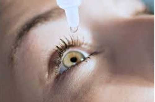 Image showing artificial tears eye drops used for relieving dry eyes