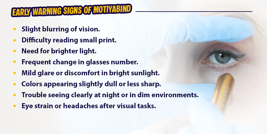 Warning Signs, Symptoms & Causes of Motiyabind