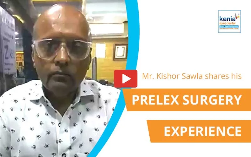 Image of a patient testimonial expressing appreciation for Kenia Eye Hospital services